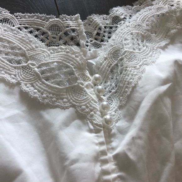 Crochet Shoulder Tie Midi Dress - Picture 6 of 6